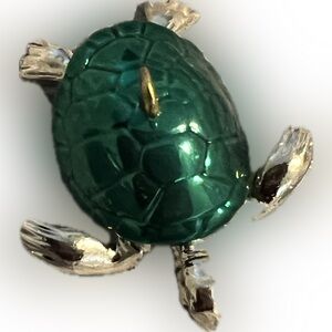 💥Hallmark Dated Keepsake Teeny Sea Turtle Mini Ornament Christmas Holiday Animal